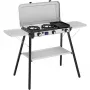 Camping Kitchen 2 Multi Cook Plus, gasstel grijs, 2 kookzones 2x 1,8 kW + grillplaat 0,9 kW, model 2025