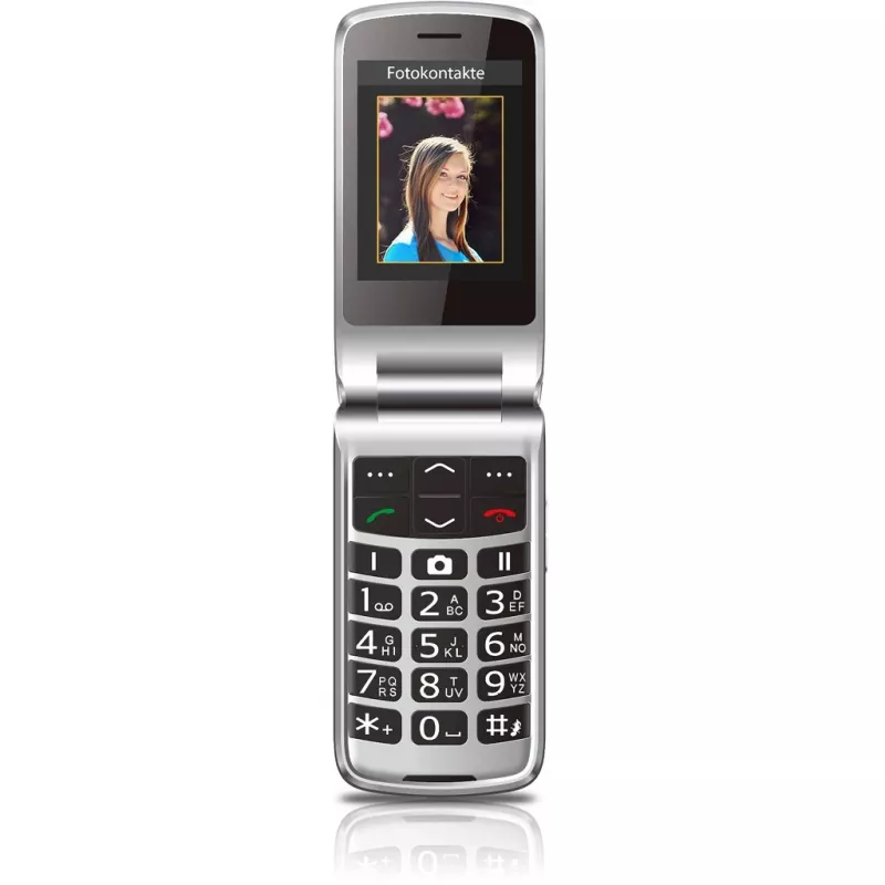 Smartphone Beafon SL645 LTE 2,8 inch 1550 mAh zwart zilver