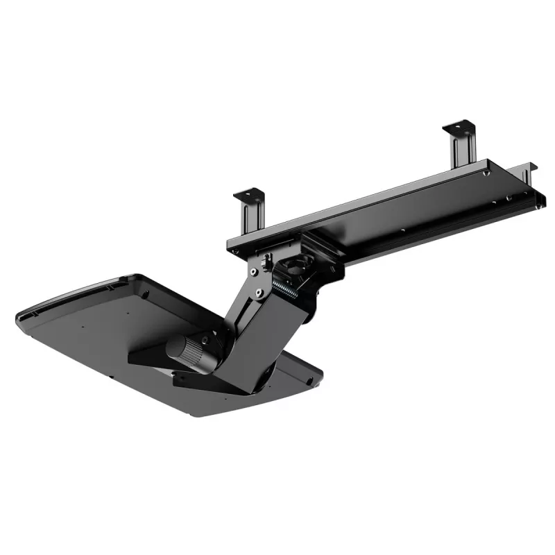 Maclean toetsenbordhouder onder tafel, verstelbaar, max. 5 kg, zwart, MC-156 B