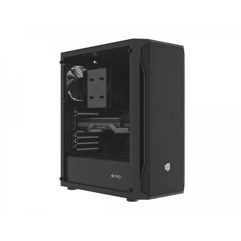 Natec Fury Shobo SH4F - pc-behuizing - tower - zwart