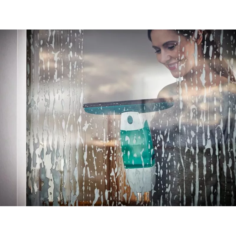 Leifheit raamwisser Glass Cleaner Dry&Clean met handgreep en wisservor 51003