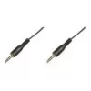 Audio-verbindingskabel stereo Digitus AK-510100-025-S