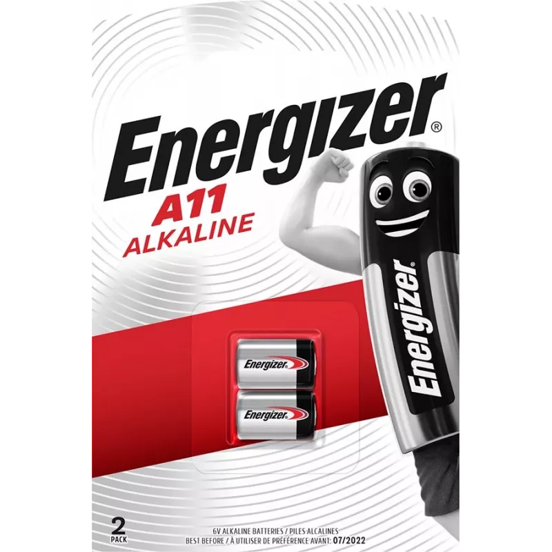 Energizer A11/E11A 6 V alkalinebatterij, 2 stuks