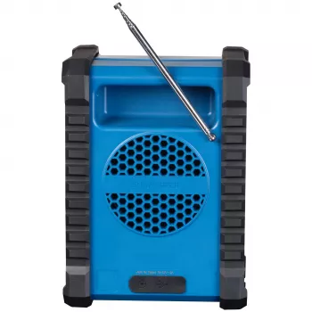 Denver WRB-60 FM-transmitter Bluetooth blauw, grijs