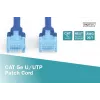 Netwerk-patchkabel DIGITUS Digitus CAT 5e U/UTP-patchkabel, 5 m, U/UTP, RJ-45 – blauw