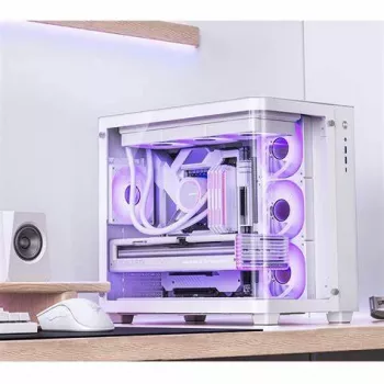 Computerbehuizing Jonsbo TK-3 ATX-behuizing wit