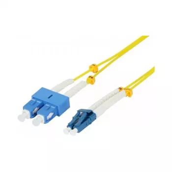Synergy 21 glasvezel-2-vezel-patchkabel 10mtr.LC-SC 9/125um OS2 AD 2mm flexibele kabelbescherming - single- of monomodevezel - 10 m