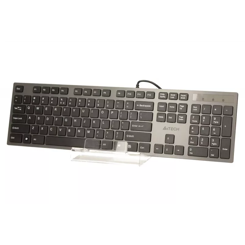 A4Tech KV-300H toetsenbord USB QWERTY zwart, grijs