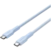 CANYON kabel OnWire 60CL C-C 60W COLOR gevlochten 1m lichtblauw