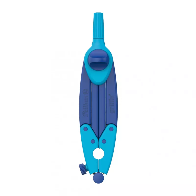 Pelikan Schulzirkel griffix blauw reservemijnen hangbox (700818)