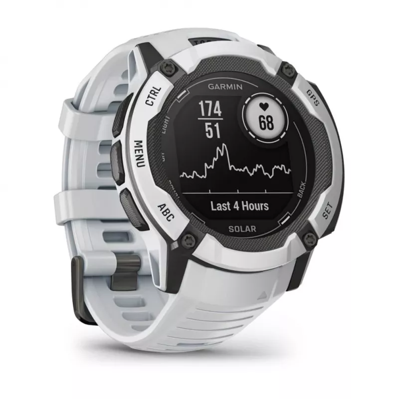 Garmin Instinct 2X Solar 2,79 cm (1,1) MIP 50 mm digitaal 176 x 176 pixel touchscreen wit GPS (satelliet)