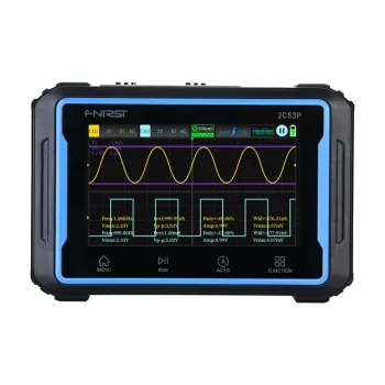Draagbare 3-in-1 FNIRSI 2C53P 4,3-inch touchscreen-oscilloscoop