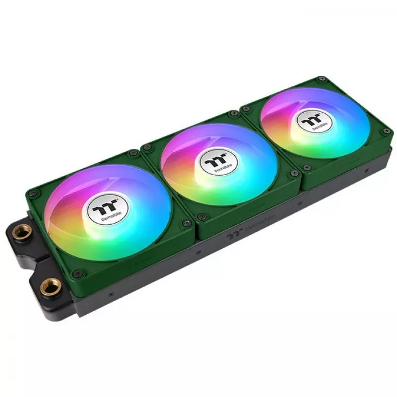 Thermaltake CT140 EX Reverse ARGB Sync ventilator 14 cm Racing Groen 3 stuks