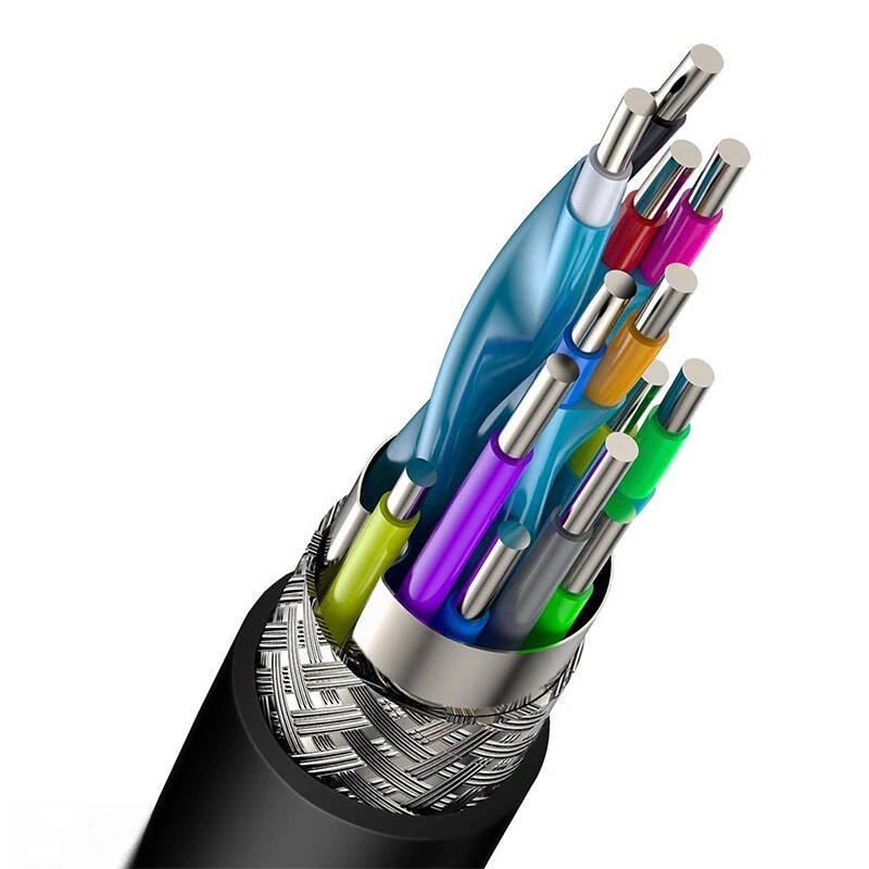 Baseus Cafule 4KHDMI Male To 4KHDMI Male adapterkabel 2m zwart