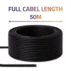 Ethernet-patchkabel QOLTEC CAT6 UTP, 50 m, zwart