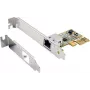 Exsys PCI-EXPRESS ethernetkaart 1 poort incl. low profile beugel Realtek-chipset - netwerkkaart - PCI-Express