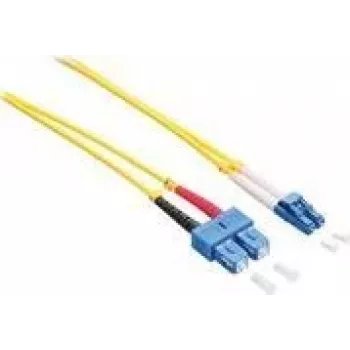 LogiLink - patchkabel - LC/UPC singlemode (M) naar SC/UPC singlemode (M) - 1 m - glasvezel - duplex - 9/125 micrometer - OS2 - halogeenvrij - geel