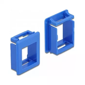 Montageset DELOCK 86764 — blauwe kunststof montageaccessoires