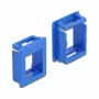 Montageset DELOCK 86764 — blauwe kunststof montageaccessoires