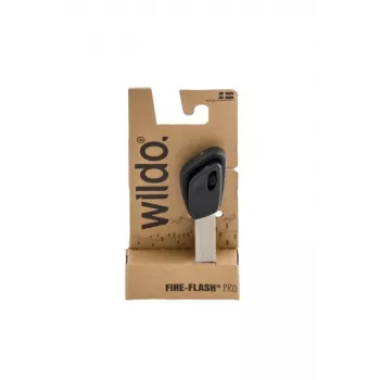 Wildo Fire-Flash Pro Large vonk-noodvuurstarter, ferrocerium, 76,2 mm, 29 g, zwart