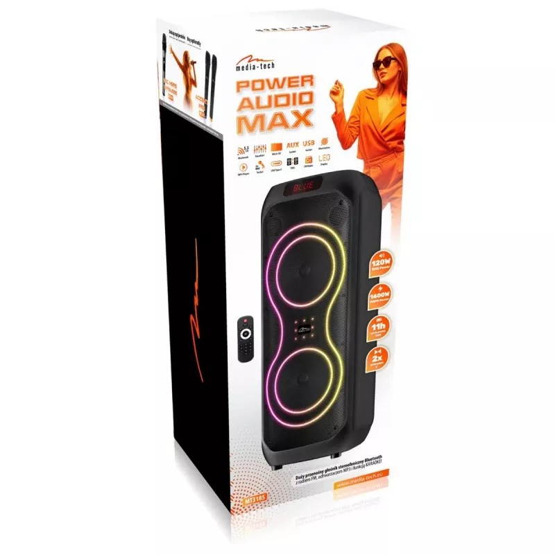 Draagbare grote luidspreker Power Audio MAX MT3185