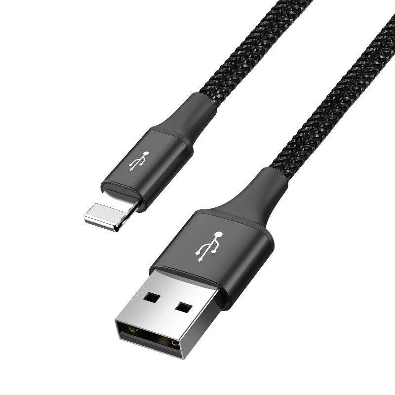 USB-kabel Baseus Fast 4in1 2xUSB-C / Lightning / Micro 3.5A 1.2m (zwart)