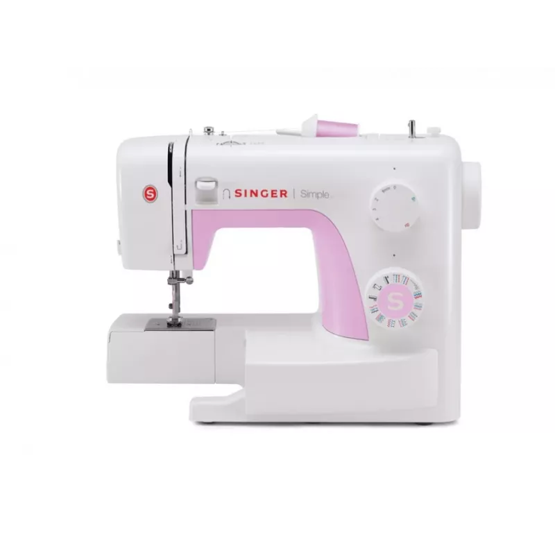 Naaaimachine | Singer | SIMPLE 3223 | aantal steken 23 | aantal knoopsgaten 1 | wit/roze