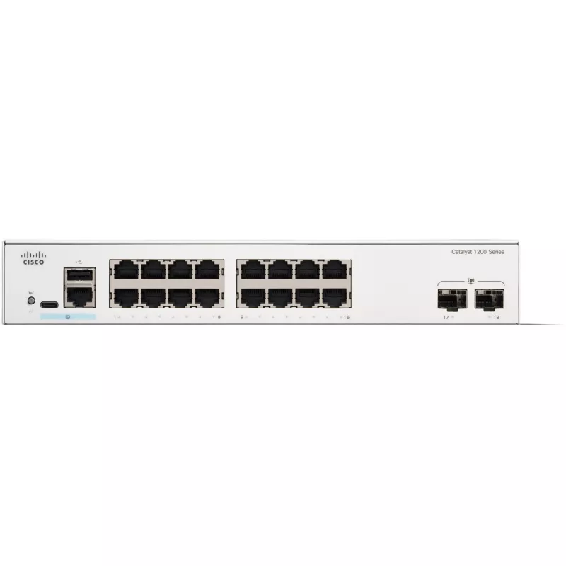 Managed switch Cisco Catalyst 1200-16T-2G 16 poorten GE 2x1GE SFP