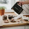 Adler 1385B zwart-wit waterkoker