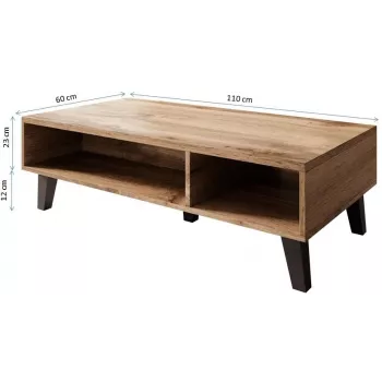 Cama salontafel NORD 110cm Wotan-eiken/antraciet