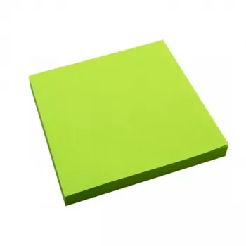 Plaknotities Forpus, neon, 75x75 mm, groen (1x80)