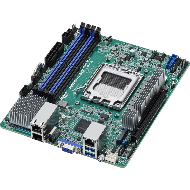 ASRock AM5D4ID-2T/BCM moederbord KNOLL3 X300 socket AM5 mini ITX
