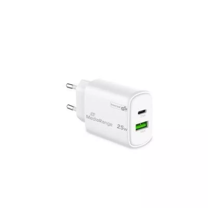Voeding USB/USB-C 25W/FAST MRMA112-2 Mediarange