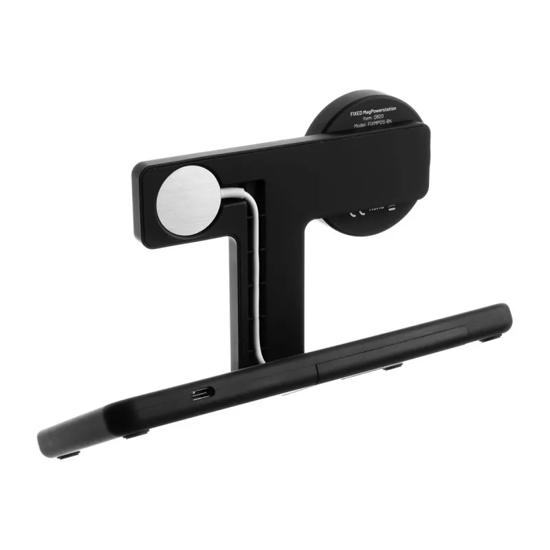 Fixed | MagPowerstation 3-in-1 draadloos oplaadstation met MagSafe-houder | FIXMPOS-BK | zwart
