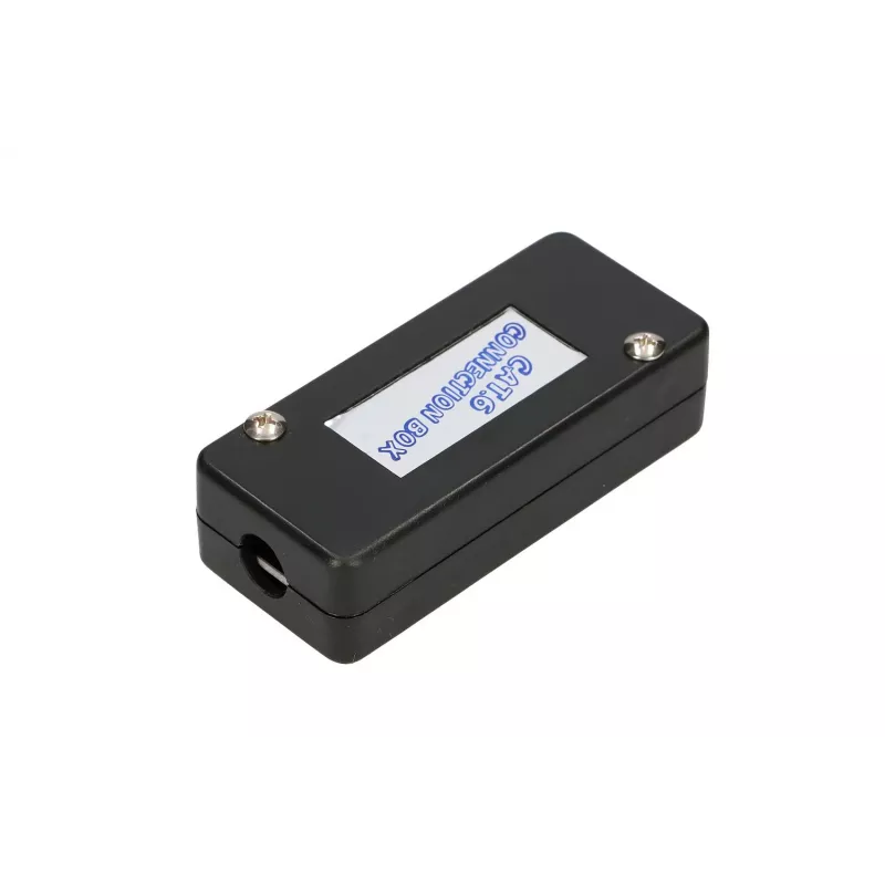 Extralink CAT6 UTP aansluitdoos, doorvoerverbinder, zwart