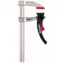 Schroefklem BESSEY KliKlamp KLI16 16 cm roestvrij staal zwart rood