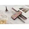 Beschermhoes iKins voor iPhone XS Max — ruitpatroon, zwart