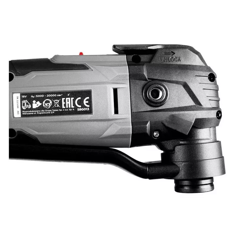 Multitool GRAPHITE Energy+ 18V 58G013 — accu-oscillerend multifunctioneel gereedschap, 18 V op batterij