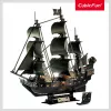 3D LED-puzzel Queen Annes L522H — decoratieve verlichte modelbouwset met LED-verlichting