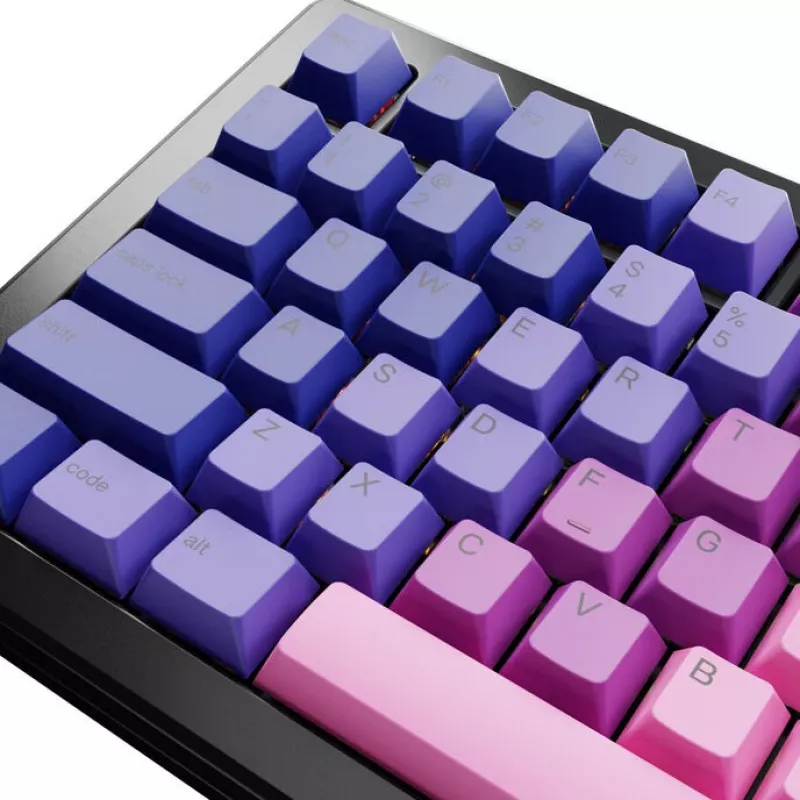 Keycaps GLORIOUS GPBT Gradient Nebula ANSI Layout PBT Dye-Sub Toetskap-set
