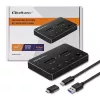 Qoltec 50310 dockingstation 2x SSD M.2 SATA NGFF USB Type-C