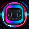 Draagbare luidspreker MANTA SPK0601B100, 100 W, Bluetooth, karaoke, draadloze microfoon, accu, equalizer, discolicht