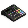Studiocontroller RØDE Caster Duo zwart — 2 combo XLR/TRS, 2 TRS line-uitgangen, 48 kHz, 24-bit, touchscreen, Wi-Fi, Bluetooth