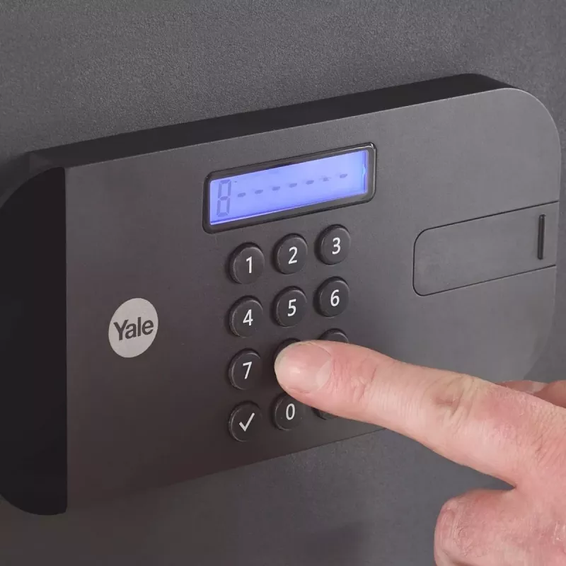 Kluis Yale YSEB/250/EB1 zwart 20,5 l cijferslot batterij