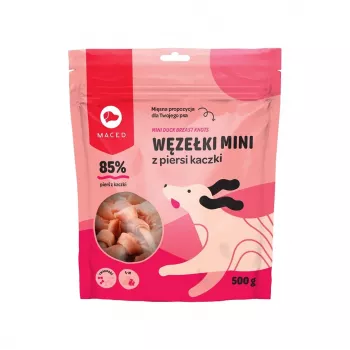 MACED mini-knopen van eendenborst - hondensnack - 500 g