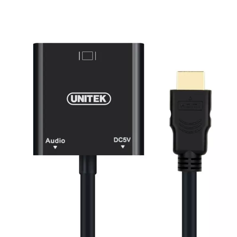 UNITEK Y-6333 interfacekaarten/adapters 3,5 mm, VGA