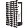 Folio-hoesje voor 6-inch e-reader PocketBook Shell — zwart/wit, 112 × 160 × 12,5 mm