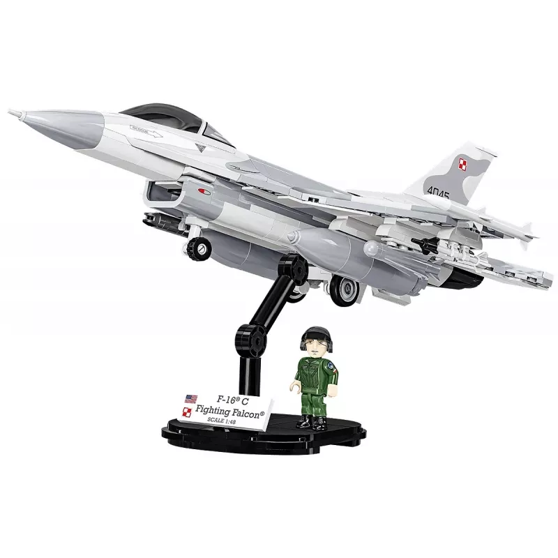 Constructieset Cobi F-16C Fighting Falcon – 463 onderdelen, modelbouwpakket op schaal