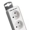 Verlengsnoer Qoltec 50288 1,8 m 4 stopcontacten binnen wit