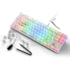 Crystal Shark, gaming-toetsenbord wit, DE-layout, KTT